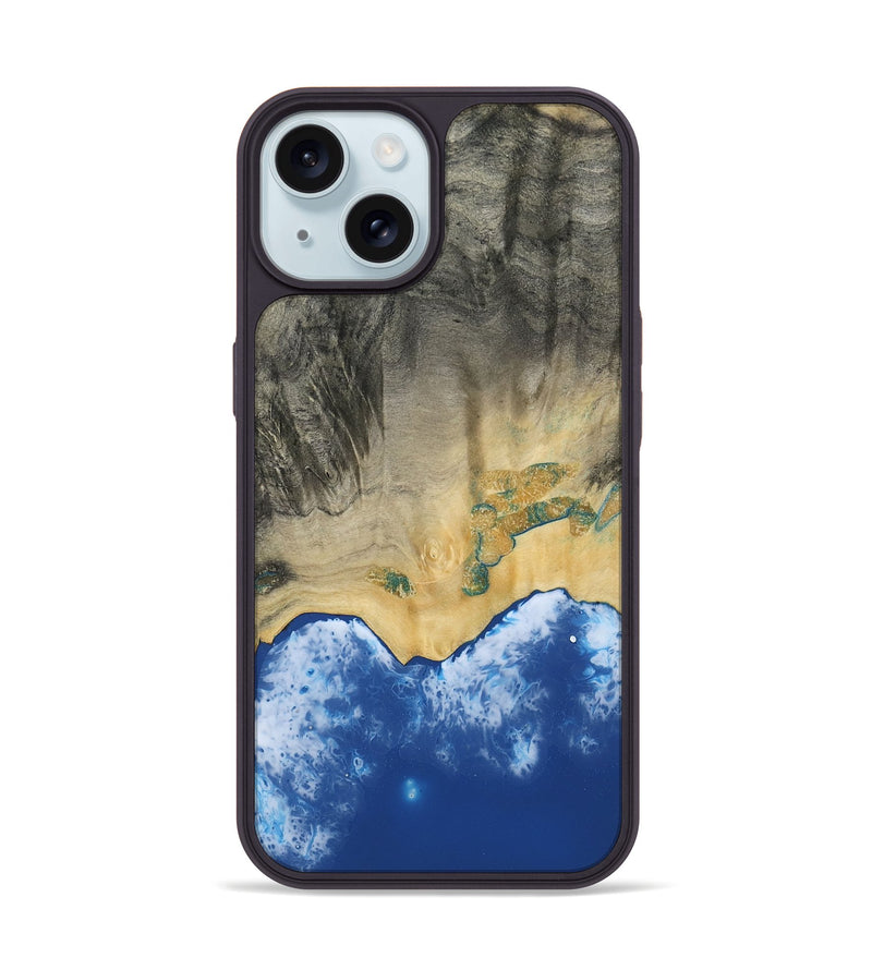 iPhone 15 Wood Phone Case - Nikia (Coastal, 809178)