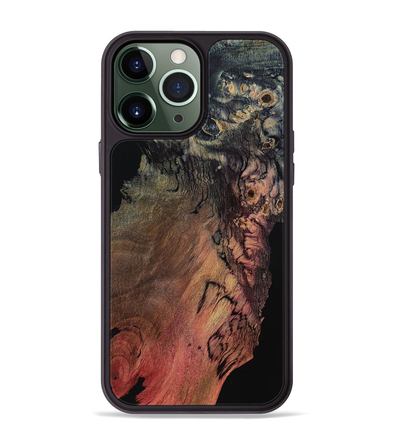 iPhone 13 Pro Max Wood Phone Case - Zula (Double Dyed, 809179)