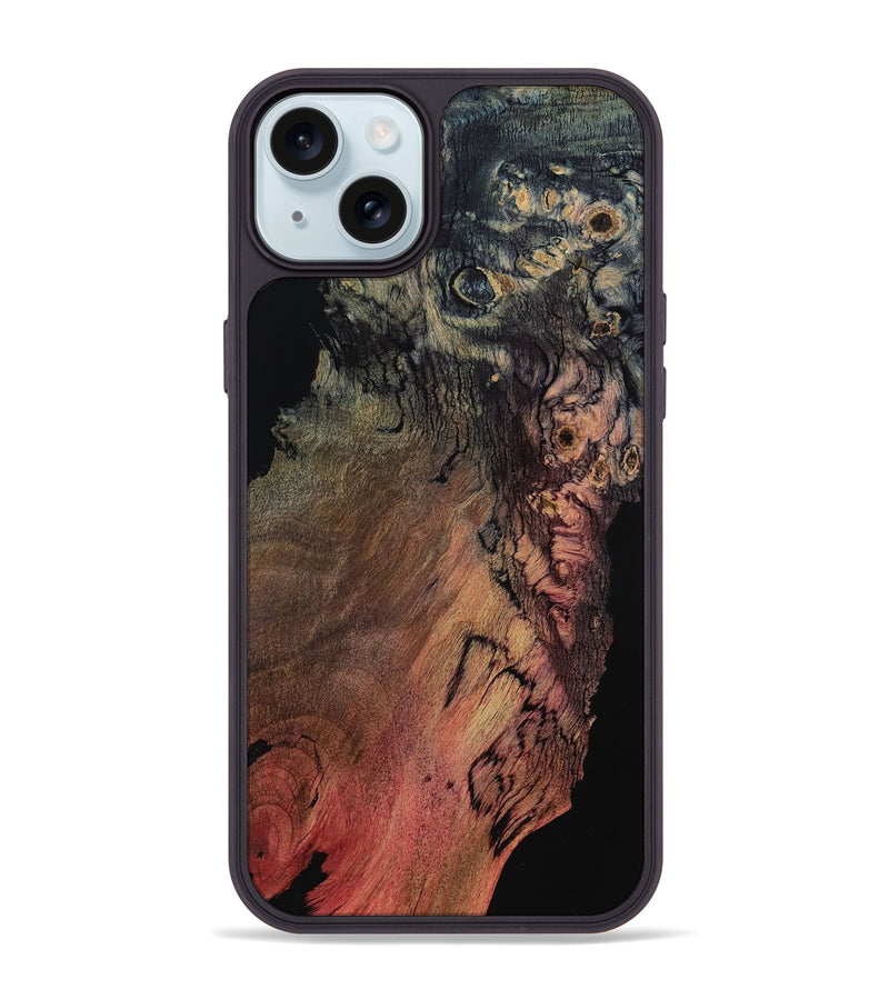 iPhone 15 Plus Wood Phone Case - Zula (Double Dyed, 809179)