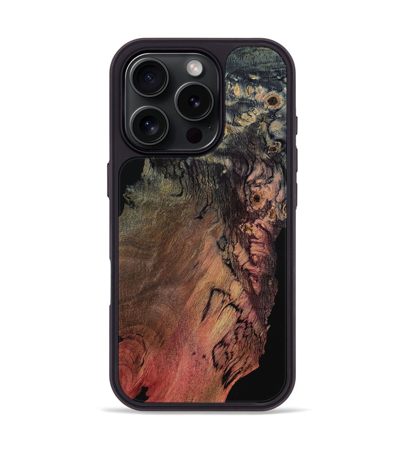 iPhone 16 Pro Wood Phone Case - Zula (Double Dyed, 809179)