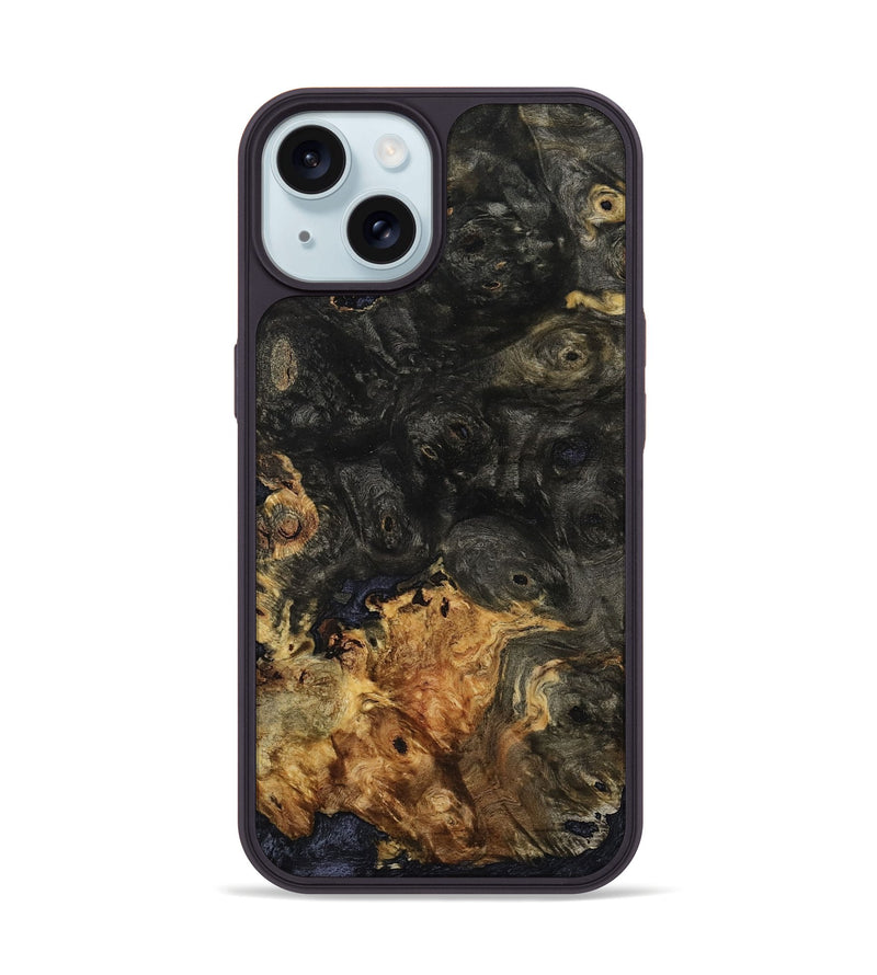 iPhone 15 Wood Phone Case - Norbert (Wood Burl, 809181)