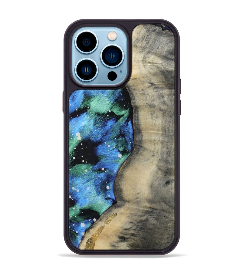 iPhone 14 Pro Max Wood Phone Case - German (Cosmos, 809183)