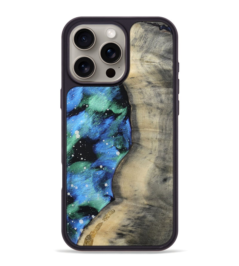 iPhone 16 Pro Max Wood Phone Case - German (Cosmos, 809183)
