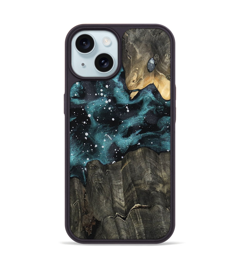 iPhone 15 Wood Phone Case - Harmon (Cosmos, 809188)
