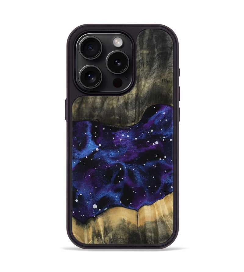 iPhone 15 Pro Wood Phone Case - Paislee (Cosmos, 809194)