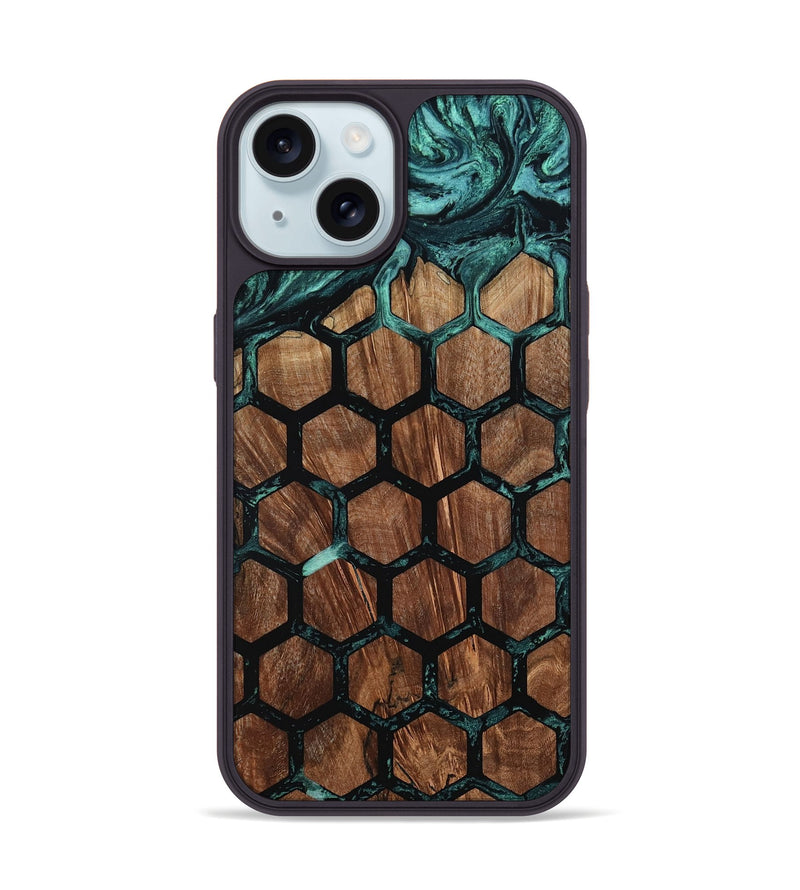 iPhone 15 Wood Phone Case - Stacie (Pattern, 809212)