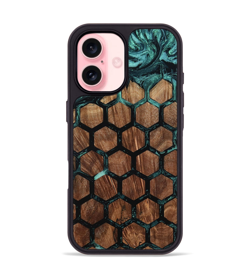 iPhone 16 Wood Phone Case - Stacie (Pattern, 809212)