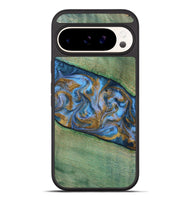 Pixel 10 Pro XL Wood Phone Case - Carson (Teal & Gold, 809216)
