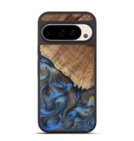 Pixel 10 Wood Phone Case - Tiana (Teal & Gold, 809217)