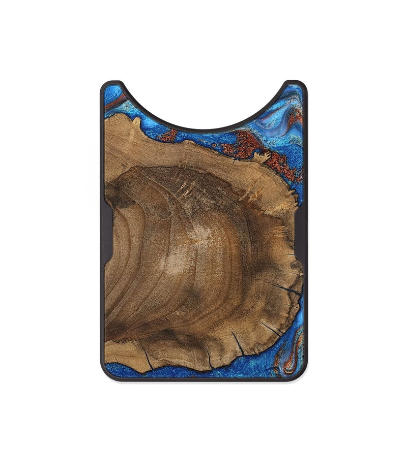 Alloy Wood Wallet - Andre (Teal & Gold, 809218)