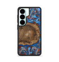 Galaxy S26 Wood Phone Case - Andre (Teal & Gold, 809218)