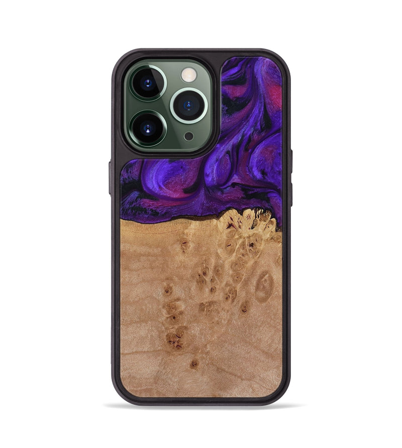 iPhone 13 Pro Wood Phone Case - Garnett (Purple, 809220)