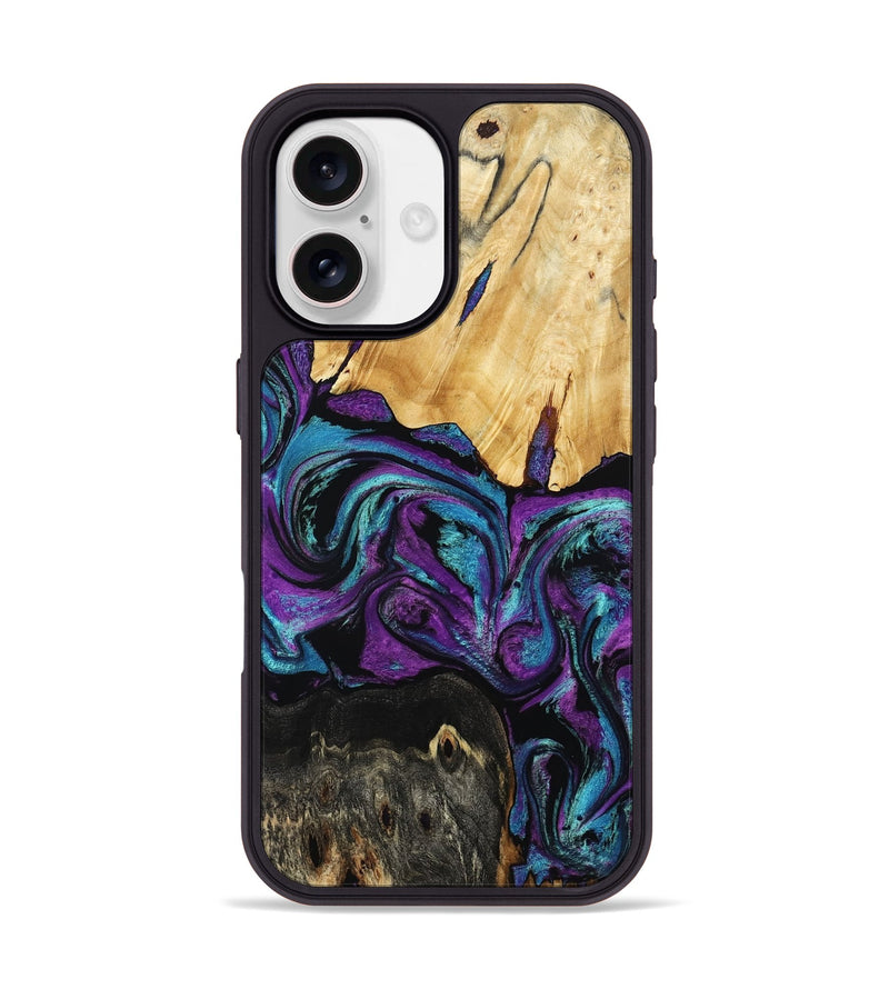 iPhone 17 Wood Phone Case - Elinor (Purple, 809221)