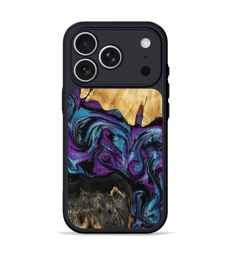 iPhone 17 Pro Wood Phone Case - Elinor (Purple, 809221)