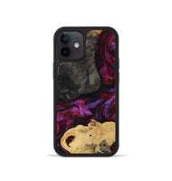 iPhone 12 mini Wood Phone Case - Aleena (Red, 809224)