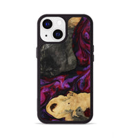 iPhone 13 Wood Phone Case - Aleena (Red, 809224)