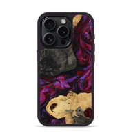 iPhone 15 Pro Wood Phone Case - Aleena (Red, 809224)