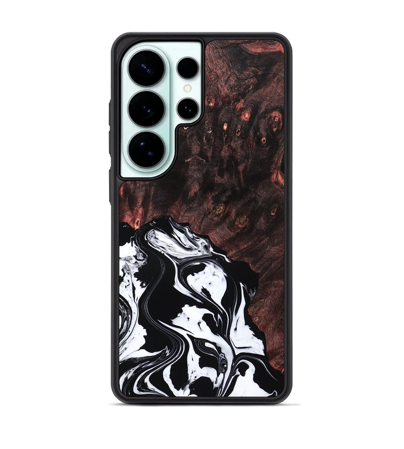 Galaxy S26 Ultra Wood Phone Case - Marisol (Black & White, 809225)