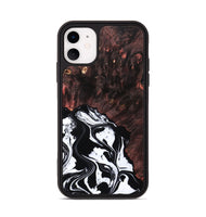 iPhone 11 Wood Phone Case - Marisol (Black & White, 809225)