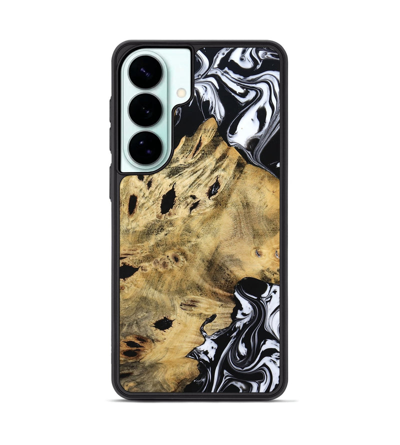Galaxy S26 Plus Wood Phone Case - Kacey (Black & White, 809227)