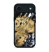 iPhone 17 Air Wood Phone Case - Kacey (Black & White, 809227)