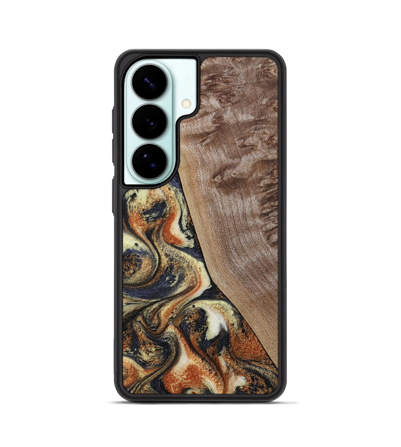 Galaxy S26 Wood Phone Case - Lyla (Black & White, 809228)