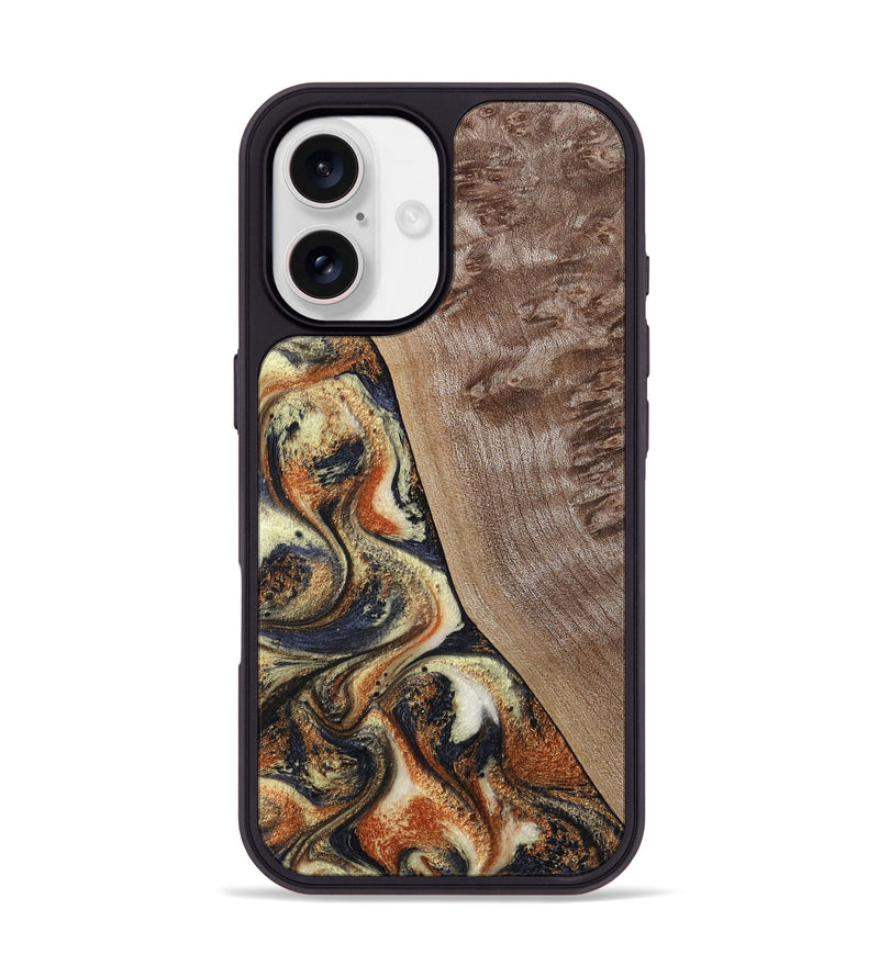 iPhone 17 Wood Phone Case - Lyla (Black & White, 809228)
