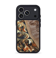 iPhone 17 Pro Wood Phone Case - Lyla (Black & White, 809228)