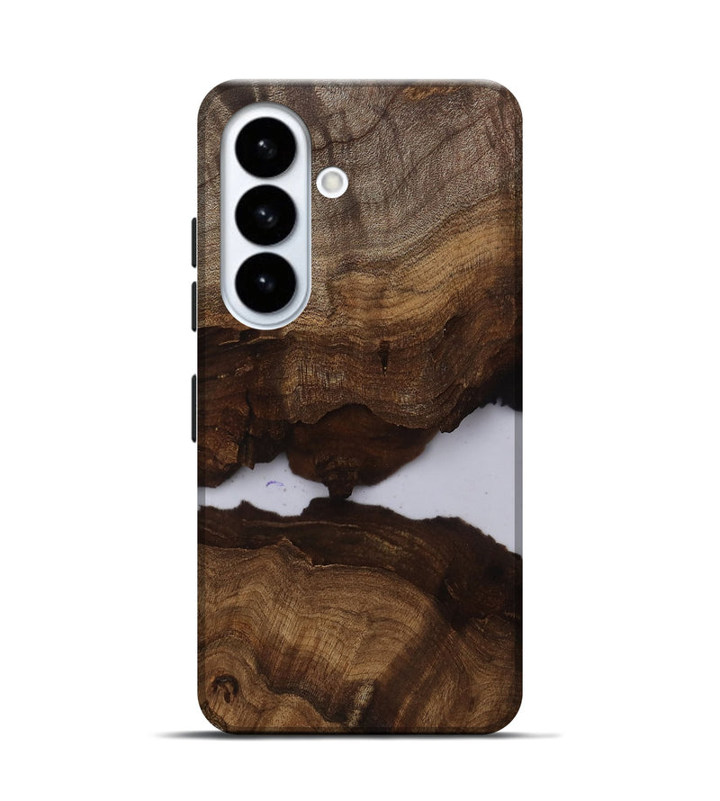 Galaxy S26 Wood Live Edge Phone Case - Zoie (Clear, 809250)