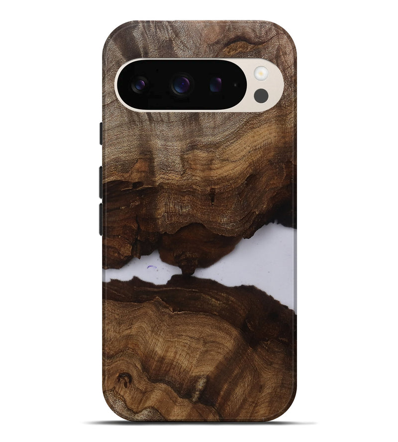 Pixel 10 Pro XL Wood Live Edge Phone Case - Zoie (Clear, 809250)