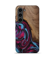 Galaxy S23 Wood Live Edge Phone Case - Raymon (Red, 809253)