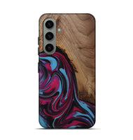 Galaxy S24 Wood Live Edge Phone Case - Raymon (Red, 809253)