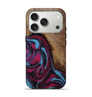 iPhone 17 Pro Wood Live Edge Phone Case - Raymon (Red, 809253)