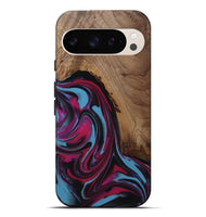 Pixel 10 Pro XL Wood Live Edge Phone Case - Raymon (Red, 809253)