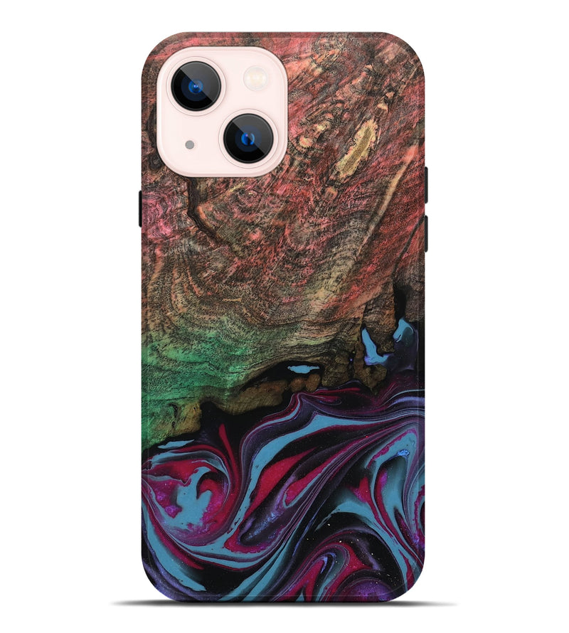 iPhone 14 Plus Wood Live Edge Phone Case - Kent (VIVID, 809254)