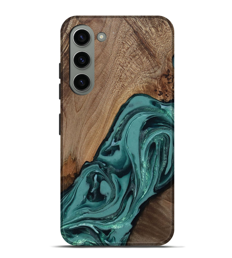 Galaxy S23 Plus Wood Live Edge Phone Case - Asa (Green, 809262)