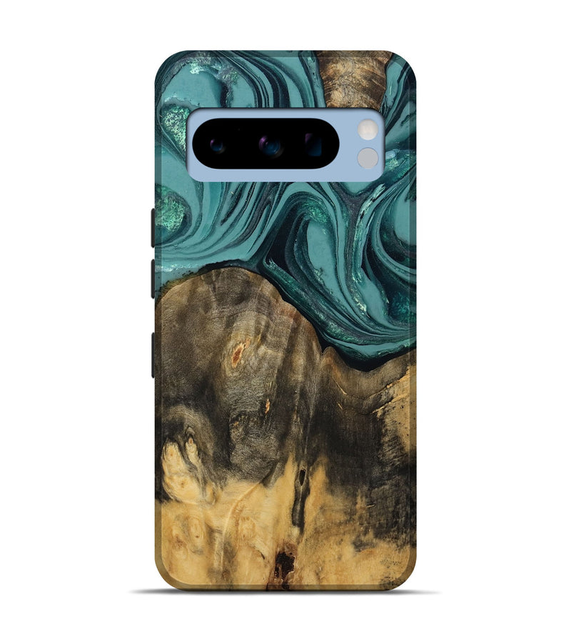 Pixel 8 Pro Wood Live Edge Phone Case - Coleson (Green, 809263)