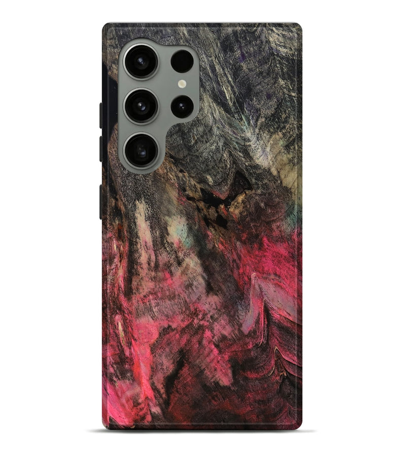 Galaxy S24 Ultra Wood Live Edge Phone Case - Violet (Wood Burl, 809264)