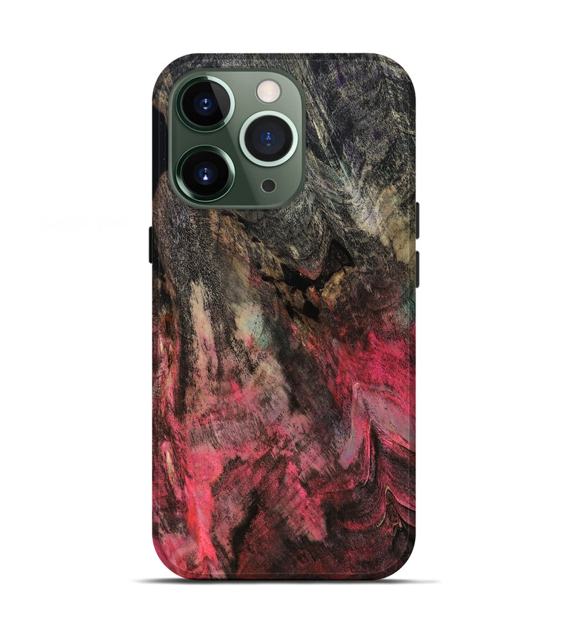 iPhone 13 Pro Wood Live Edge Phone Case - Violet (Wood Burl, 809264)