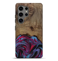 Galaxy S25 Ultra Wood Live Edge Phone Case - Atlas (Purple, 809267)