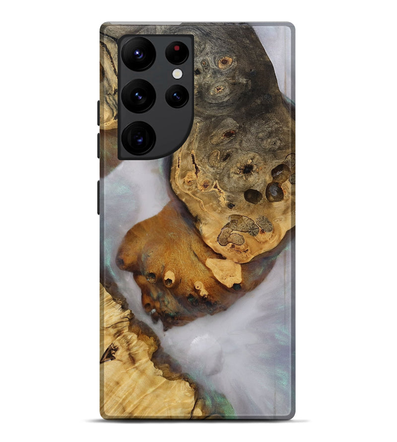 Galaxy S22 Ultra Wood Live Edge Phone Case - Corina (Clear, 809269)