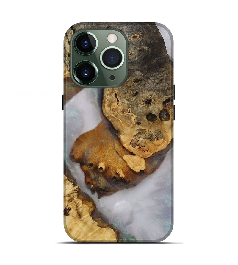 iPhone 13 Pro Wood Live Edge Phone Case - Corina (Clear, 809269)
