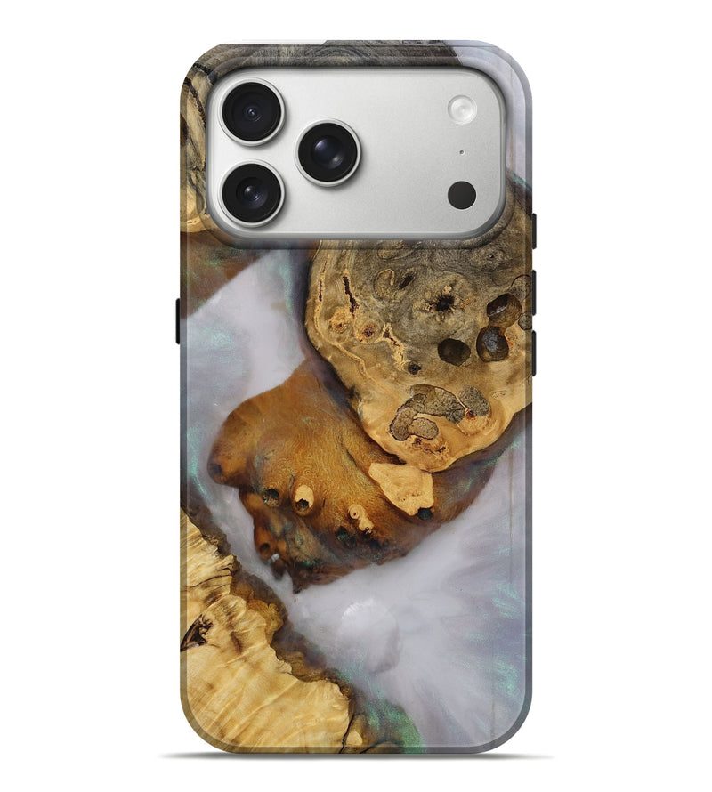 iPhone 17 Pro Max Wood Live Edge Phone Case - Corina (Clear, 809269)