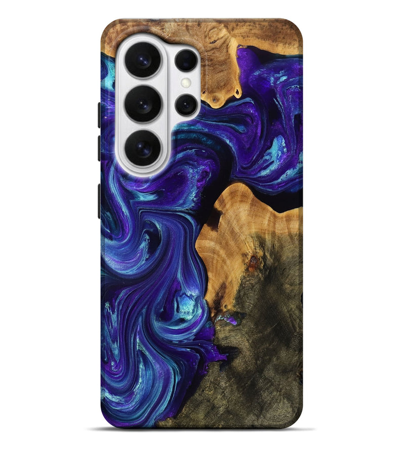 Galaxy S26 Ultra Wood Live Edge Phone Case - Alayah (Purple, 809272)