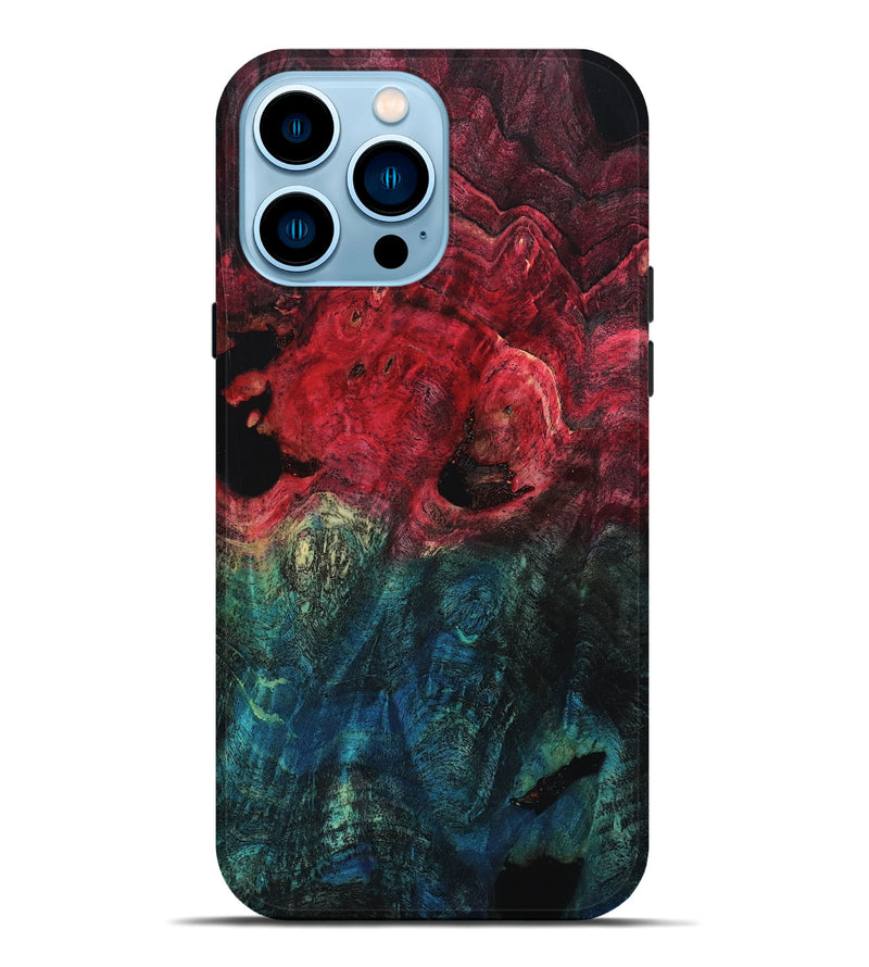 iPhone 14 Pro Max Wood Live Edge Phone Case - Tomeka (Wood Burl, 809280)