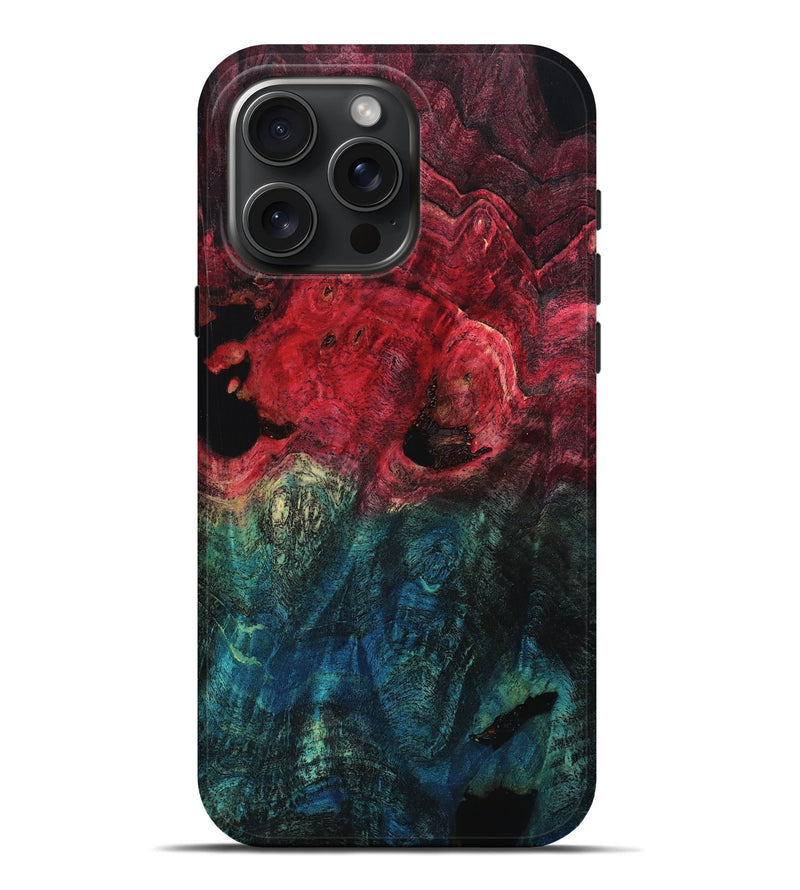 iPhone 16 Pro Max Wood Live Edge Phone Case - Tomeka (Wood Burl, 809280)