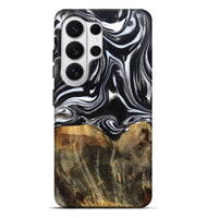 Galaxy S26 Ultra Wood Live Edge Phone Case - Maximo (Black & White, 809284)