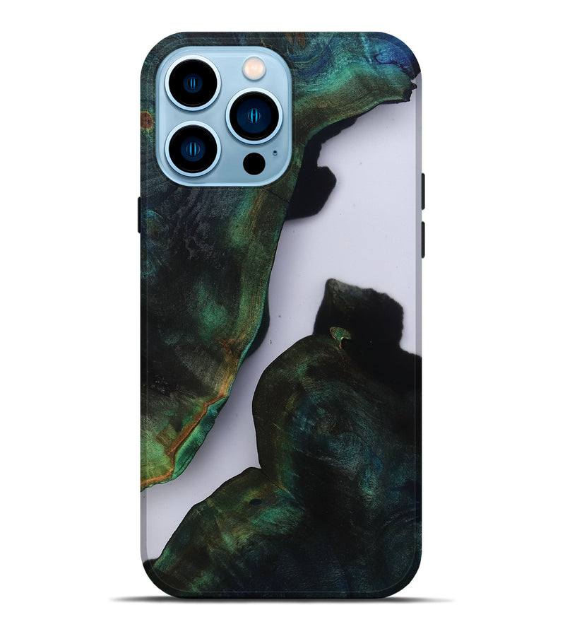 iPhone 14 Pro Max Wood Live Edge Phone Case - Jules (Clear, 809285)