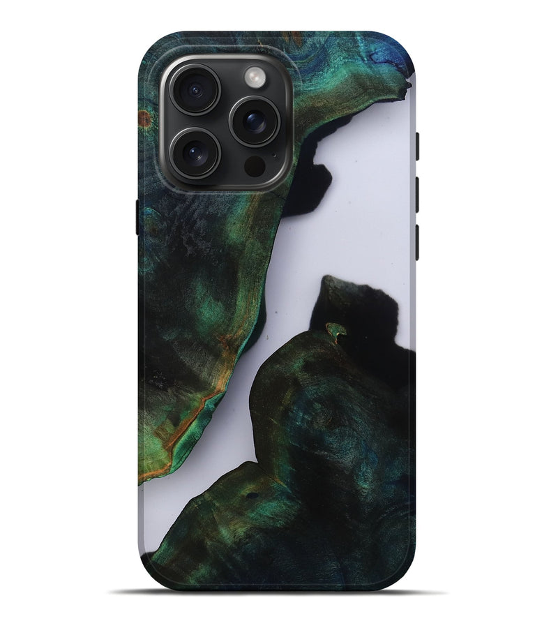 iPhone 16 Pro Max Wood Live Edge Phone Case - Jules (Clear, 809285)