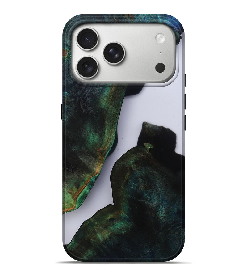 iPhone 17 Pro Max Wood Live Edge Phone Case - Jules (Clear, 809285)